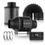 inline duct fan kit with smart controller cannabmall 6 inch inline fan tent fans