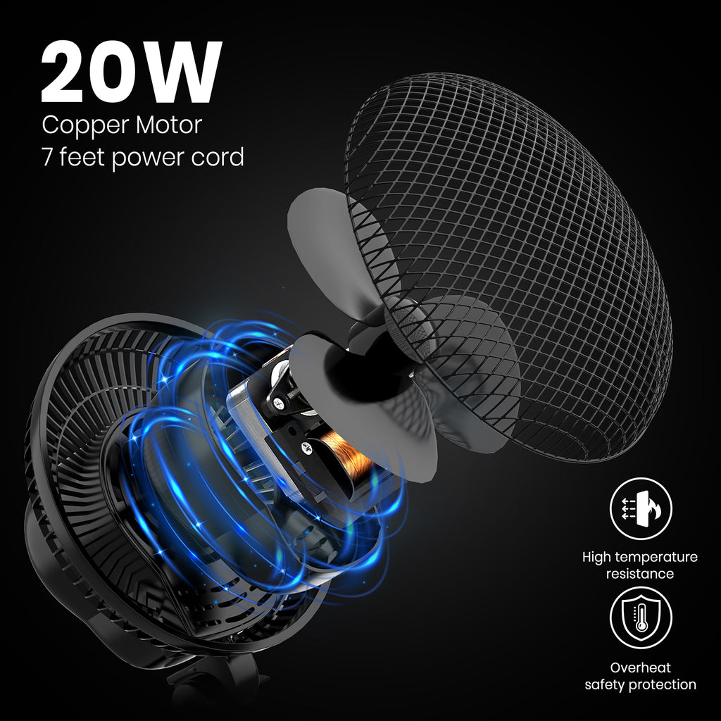 oscillating clip fan for grow tents clip on fan for plants