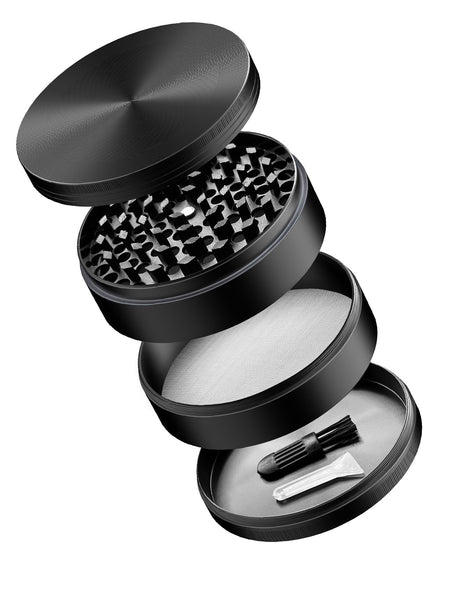 Magnetic 3-Chamber Herb Grinder Black - 2.5 INCH - Brew & Grow Hydroponics  and Homebrewing Supplies of Chicagoland