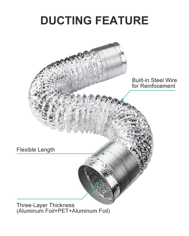 4 inch ducting dryer exhaust hose dryer duct hose
