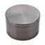 3 Zoll Kräutermühle Grau Große Mühle Zinklegierung 4 Stück Gewürzmühle Gunmetal Grinders