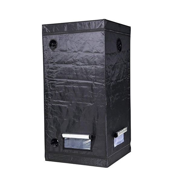grow zelt 3x3m CANNABMALL 3,3'x3,3'x 6,5' Growzelte 40"x40"x80" Schwarz Indoor  Hydroponisches Gewächshaus Zimmerbox Pflanzenanbau