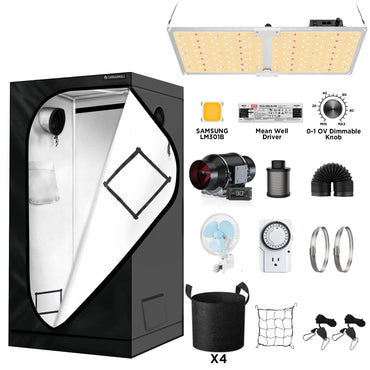 cannabmall marijuana grow kit cloning kit hydroponic kit grow kits 4x4 grow tent kit