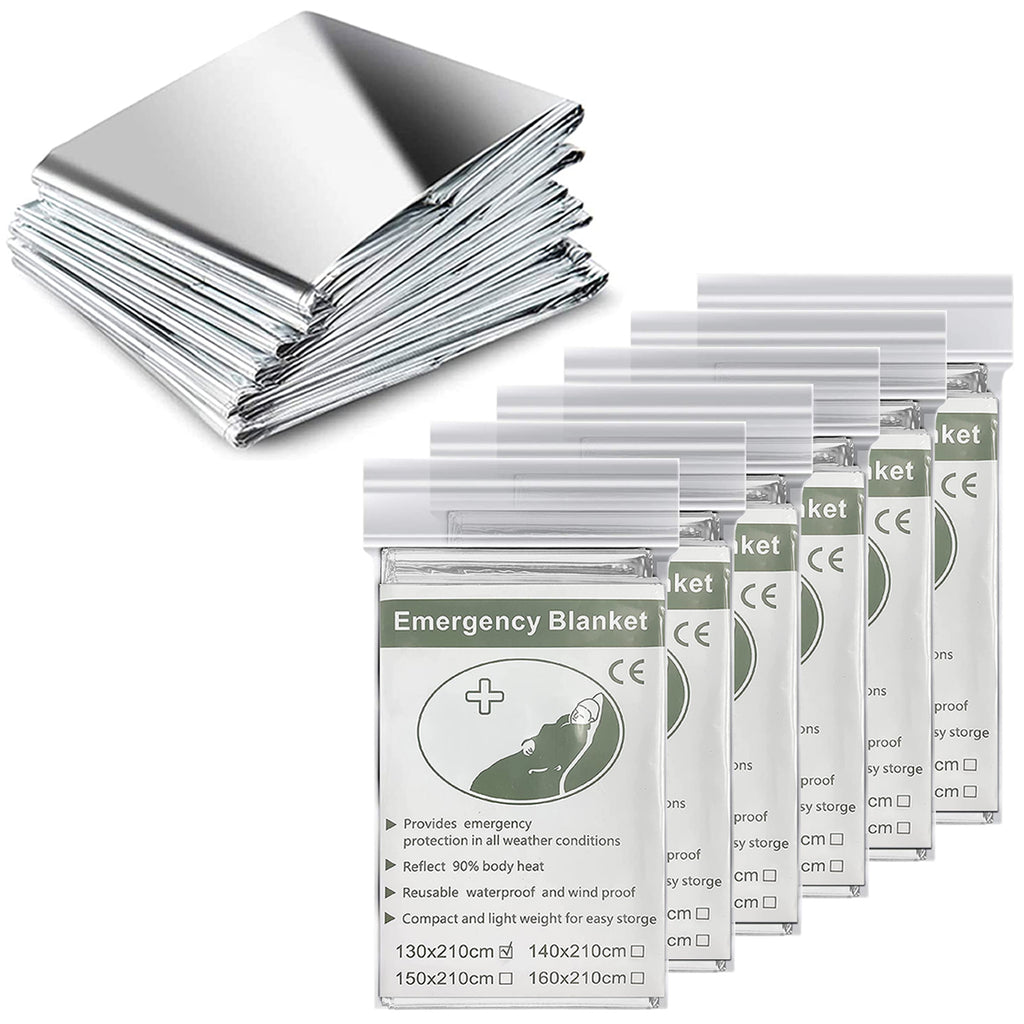 CANNABMALL 6 Pack Silver Highly Reflective Mylar Film Garden Greenhouse Farming Covering Sheets for Plant Growth Grow Room Grow Tent