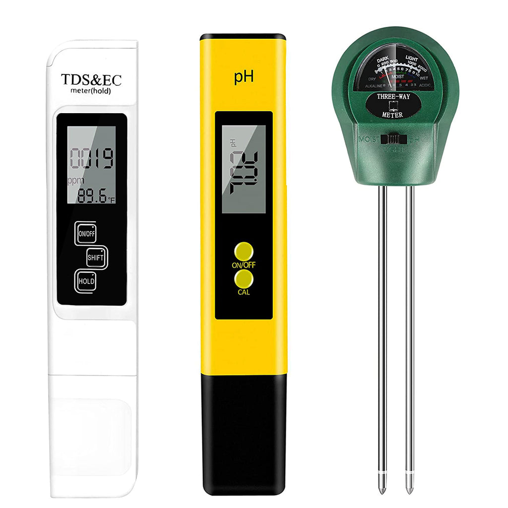 Measureman PH Meter and TDS Meter Combo，0-14 PH Value, 0.01 Resolution –  Measureman Direct