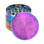2.2 Inch Herb Grinder Mandala 4 Piece Grinder Zinc Alloy Rainbow Colorful Metal Grinders with Mesh Screen