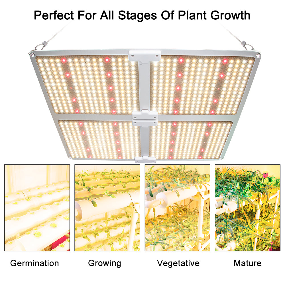 spider farmer 4000 distance from plants LED Grow Light GH-4000 5x5ft Coverage with Samsung LM301B Diodes MeanWell Driver Dimmable 450W Commercial