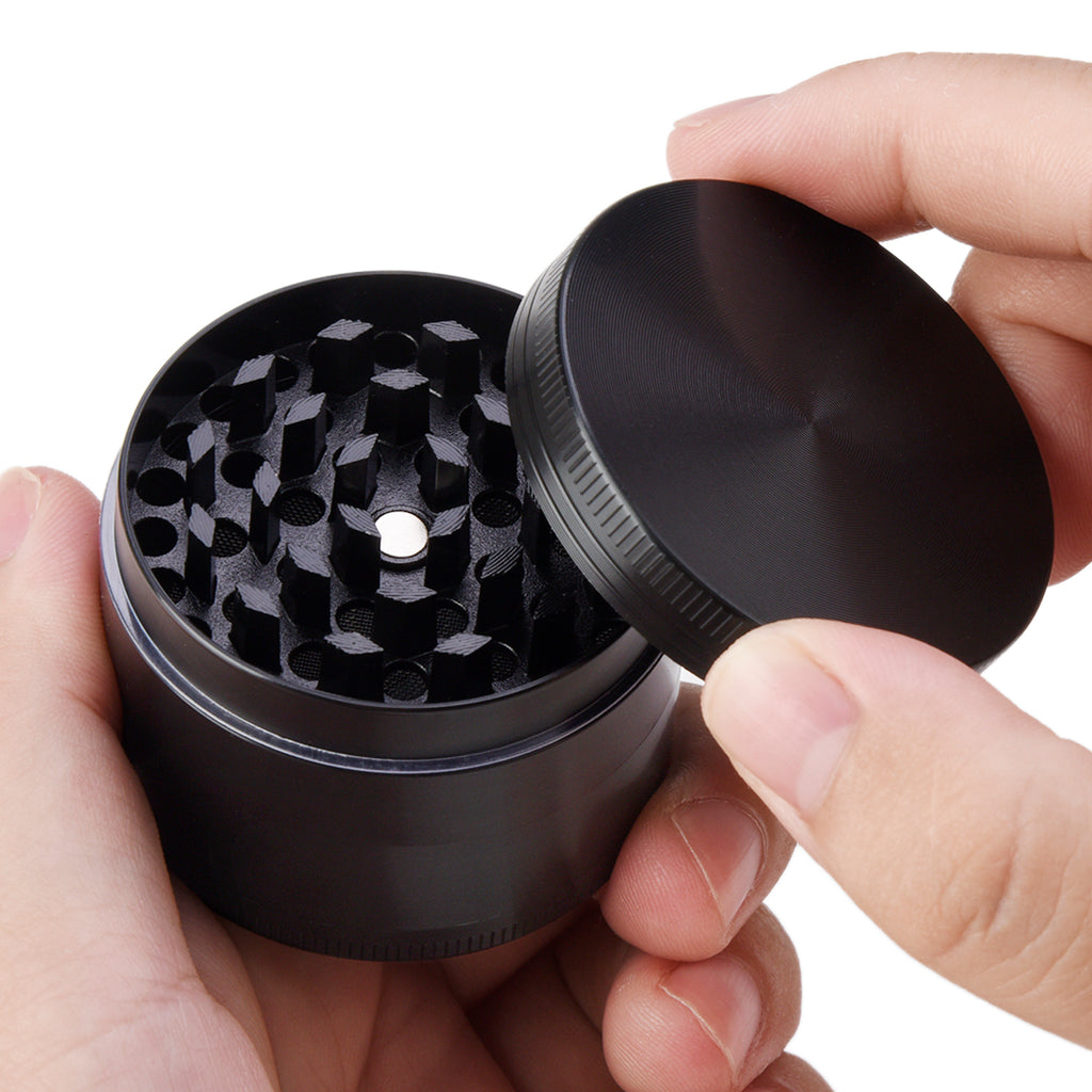 Black 4 piece grinder