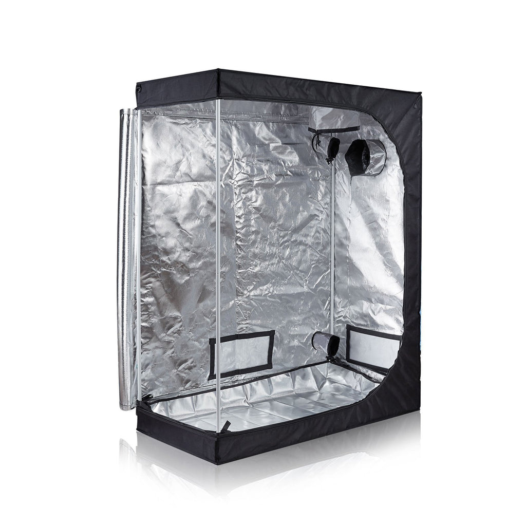 48x24x60 Indoor Grow Tent - 600D Mylar Hydroponic Tent With Viewing Window & Removable Tray
