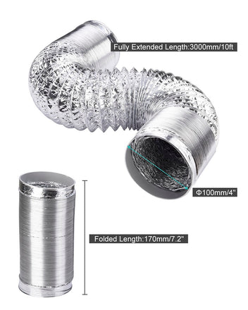 dryer hose clamp rigid dryer duct ducting