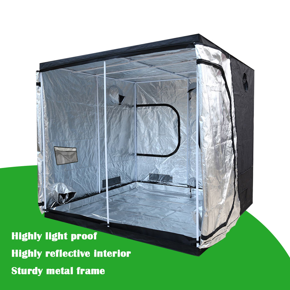 buy grow tent CANNABMALL 10'x10'x6.5' Grow tent 120"x120"x80" Black indoor Hydroponic Garden greenhouse Room Box Plant Growing