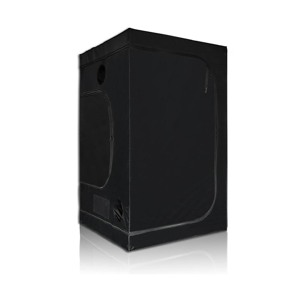 black box grow tent CANNABMALL Grow tent 4.6'x4.6'x6.5' Black 55"x55"80" Indoor Grow Tent Room Reflective Hydroponic room
