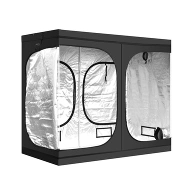 AGT 4’x8’x6.5' Grow tent 96"x48"x80" Black Mylar Hydroponic Grow Room for Indoor Plant Growing